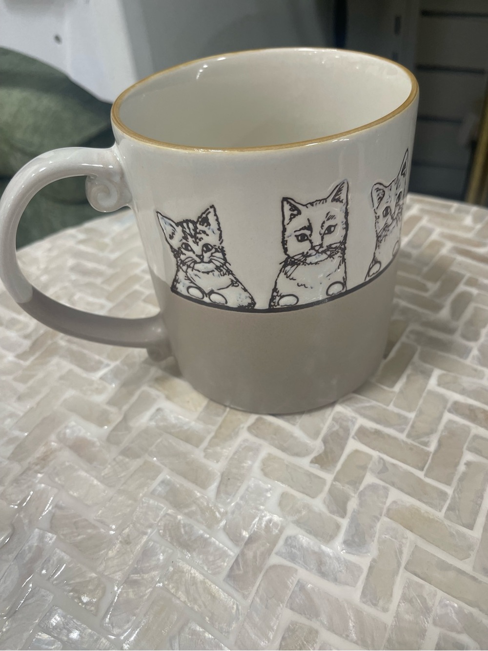 Spectrum Designz JIMBO CAT 21oz cat embossed mug - Brand New